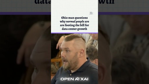 Ohio man questions why normal people are footing the bill for data center growth