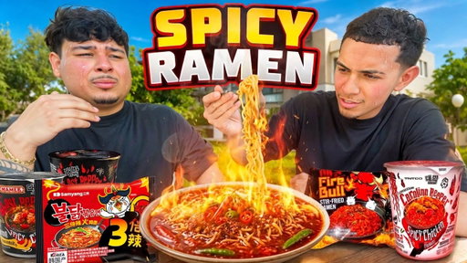 We Tried The World's SPICIEST Ramens! ft @ActuallyJose