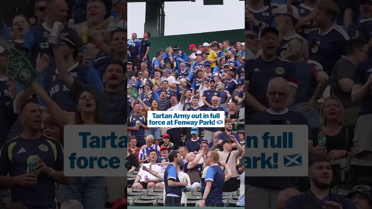 Tartan Army out in full force at Fenway Park! 🏴󠁧󠁢󠁳󠁣󠁴󠁿