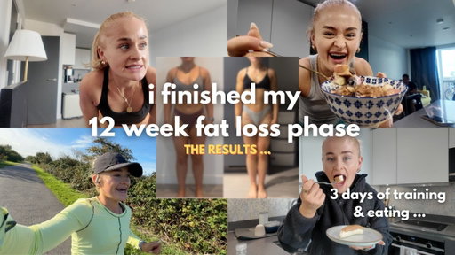 i've finished my fat loss phase !! the RESULTS !! [ whats next? 3 days of eating & training ]