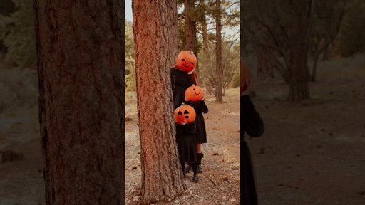 I did the pumpkin head trend with my daughters 🤧🤎 #mom #momlife #daughters #pumpkinhead