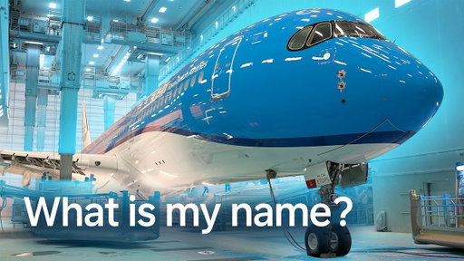 Airbus A350 name reveal 🎨 | KLM