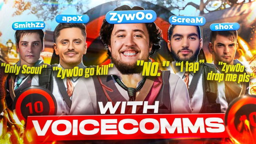 ZYWOO TROLLING ON FACEIT WITH THIS CRAZY TEAM ?!! (+VOICECOMMS)