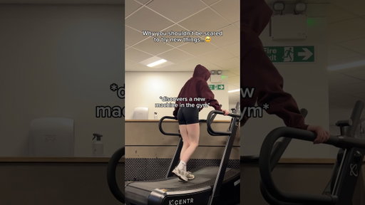 if you’re scared to try new things at the gym, watch this 🥺