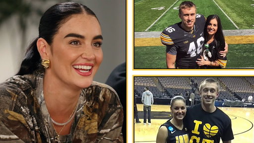 Claire & George Kittle Tell HILARIOUS Stories About College Life