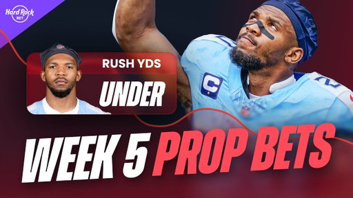Top 10 NFL Player Props Picks for Week 5 | Prop Bets & TD Scorers (2025)