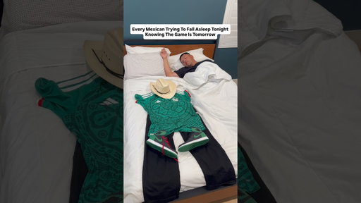 Every Mexico Fan falling asleep tonight before the World Cup Opener #futbol #worldcup