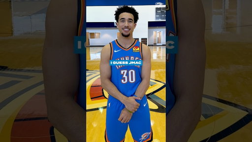 Get to know JMac with some fun facts 🎥 #okcthunder