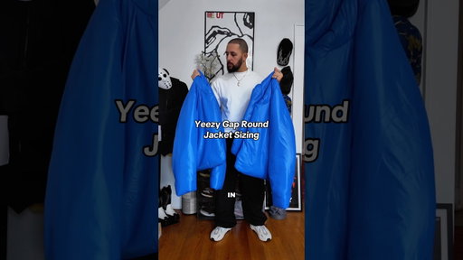 Yeezy Gap Round Jacket Sizing: Medium vs Large #yeezy #kanyewest #jacket #yzy #fyp