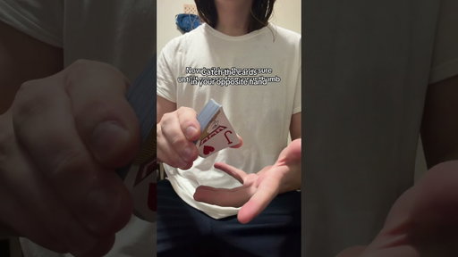 Gambit card trick tutorial ( card spring ) #cardistry #magic #fyp #marvel #gambit #tutorial