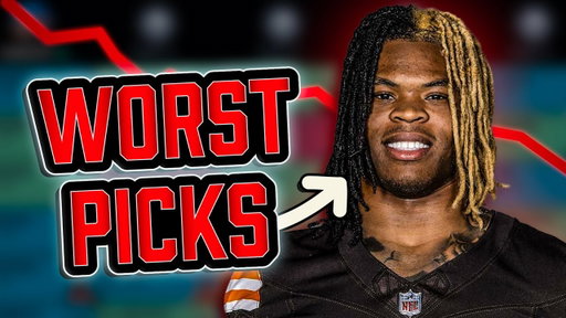 The 8 WORST Picks In Fantasy Football 2025