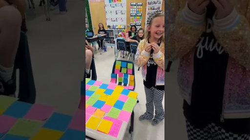 "My student was feeling low on her confidence. Her classmates decided to lift her higher. 💛"