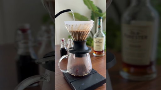Coffee-infused whiskey – 3 ways: pour over, whole bean and brewed