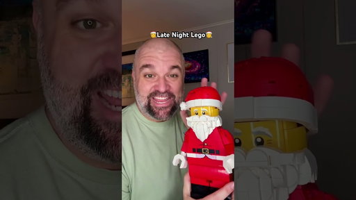 Santa Late Night Lego! #lego