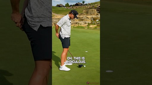 DOD King BETWEEN-THE-LEGS driver putt with $1.7 million on the line! 🤯 ​⁠@InternetInvitational