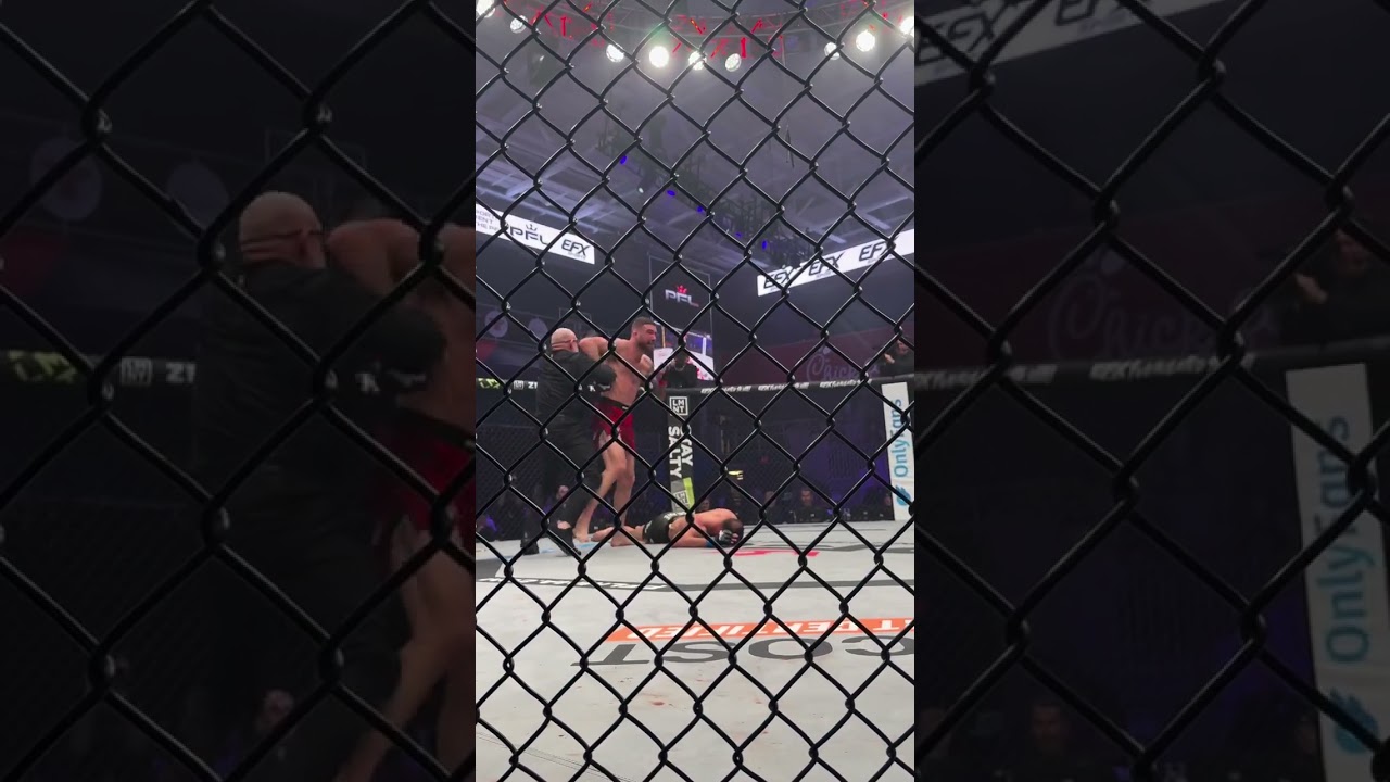 JOSH FREMD OH MY! LIGHTS OUT! 🤯 Was this the best KO from PFL Pittsburgh? #MMA #PFL #Shorts