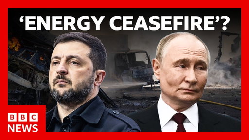 Zelensky says Ukraine supports 'energy ceasefire' announced by Trump | BBC News