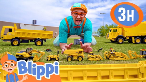 Blippi Learns to Count 1 to 10 with Excavators | Blippi and Meekah Best Friend Adventures