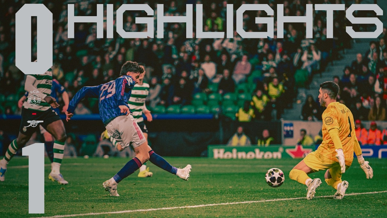 HAVERTZ WINS IT IN STOPPAGE TIME | HIGHLIGHTS | Sporting CP vs Arsenal (0-1) | Champions League