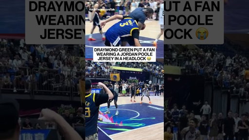DRAYMOND PUT POOLE IN A HEADLOCK 👀