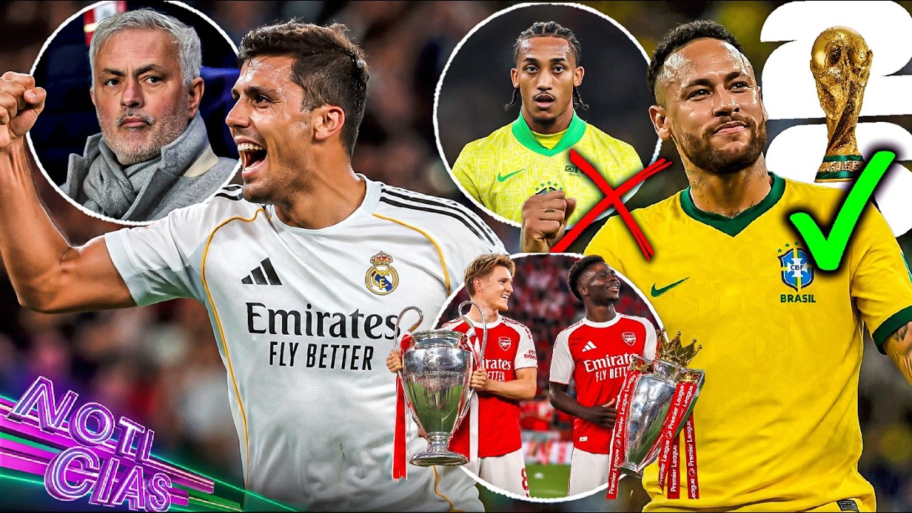 Mourinho quiere fichar a Rodri | João sin Mundial; ¡Ney casi queda fuera! | Arsenal por el doblete