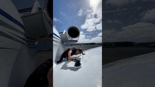 Don’t forget this final step #aircraftdetailing #aviation