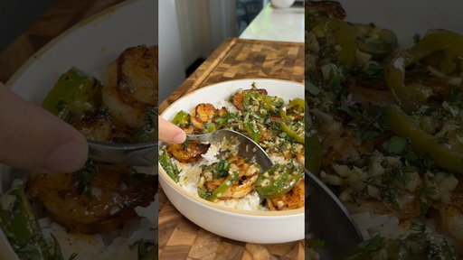 EASY 20-minute Jalapeño Garlic Butter Shrimp 😋