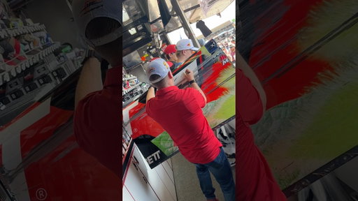 Two door panels signed means this fan is that much closer to having a full car. 😂