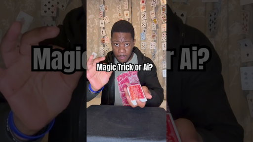This is slightly easier! #magictricksshorts #magic #ai #cardtrick