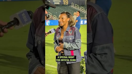 Congratulations to Crystal Dunn on joining the NC Courage Ring of Honor 💙 #nwsl