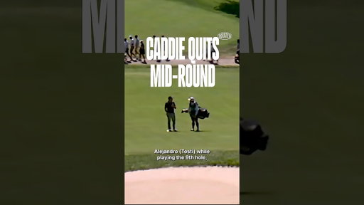 PGA Tour caddie calls it quits MID-ROUND