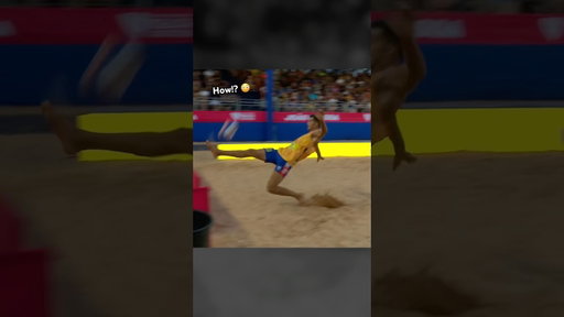 Brazil doing what they are doing best ⚽️🏐👀 #beachvolleyball