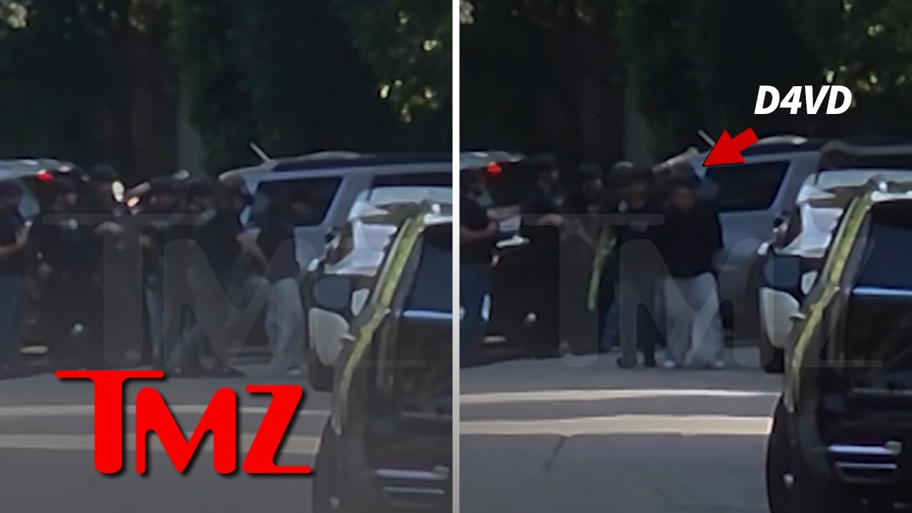 INSANE Video Shows D4vd’s Arrest by Heavily Armed Police | TMZ