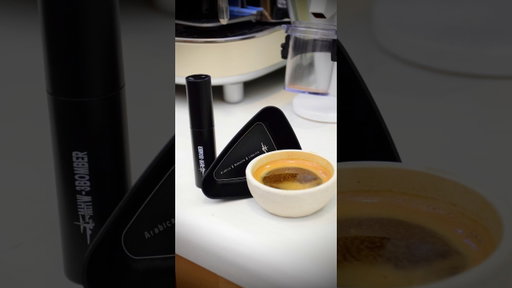New aluminum dosing cup from @MHW-3BOMBER! ☕️✈️ #coffee #cafe #espresso #mhw3bomber #fyp #foryou