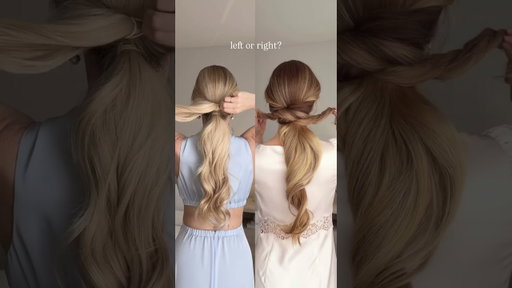 TWO EASY PONYTAIL HAIRSTYLES❤️