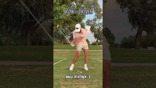 Iron vs. Driver: Attack Angle