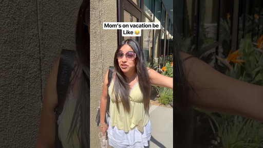 Mom‘s on vacation be like 😂#moms #mom #vacation #comedyskits #vacations ￼