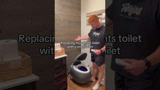 Replacing My Parents Toilet With a Smart Toilet