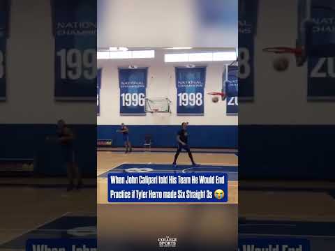 Calipari Tested Tyler Herro Before March Madness