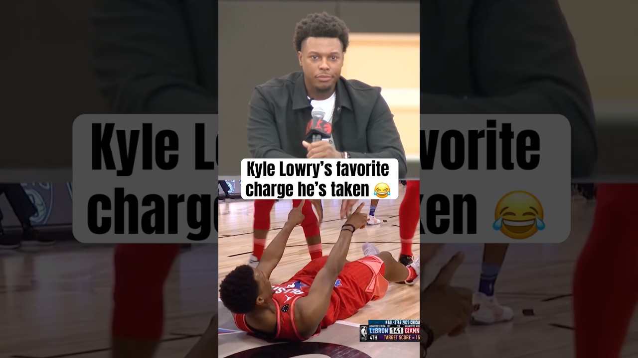 Lowry drew a charge on Kawhi in the ASG 😭