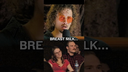 This joke is tittillating! #breastmilk  #weird #joke #funnyshorts #standup #standupcomedy
