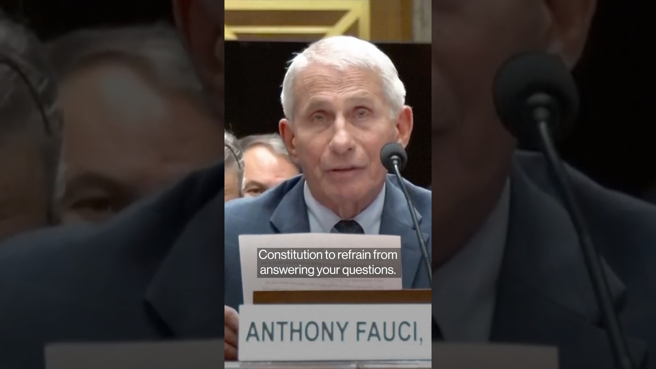 Dr. Fauci Pleads the Fifth in Senate Covid Hearing
