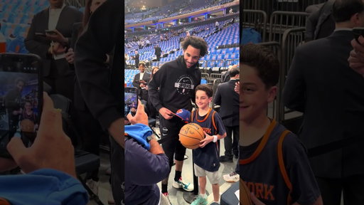 No matter where we are Ju is always down to make a young fan’s day 👏 #spurs #nba  #nbafinals
