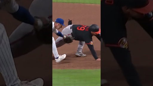 A SMOOTH unasissted double play 😮 #newyork #baseball #sports #highlights #clips