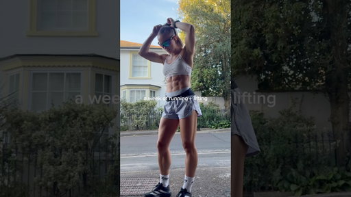 A full week of hybrid training 🏃🏼‍♀️💛🏋🏼‍♀️ #hybridathlete #hybridtraining #running #gym