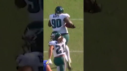 Follow Jordan Davis step for step on his game winning field goal block and TD return