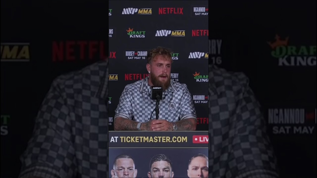 JAKE PAUL SPEAKS ON CONOR MCGREGOR’S RETURN