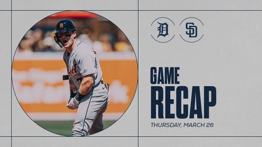 Game Highlights: McGonigle Makes Historic Debut, Tigers Win 8-2 on Opening Day | 3/26/26