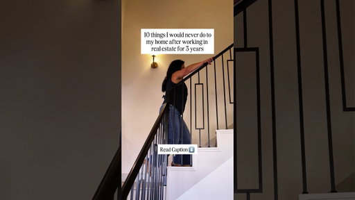 10 things l’d never do to my own home ↓