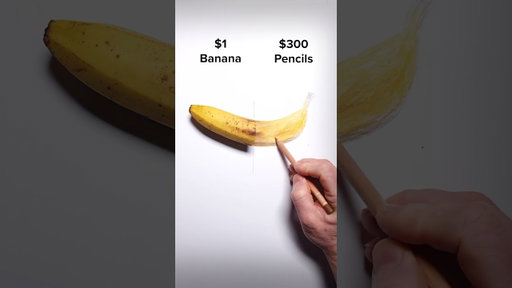 Draw a Banana #art #drawing #shorts #banana #illusion #pencildrawing #howtodraw #easydraw
